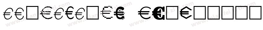italicized Euro字体转换